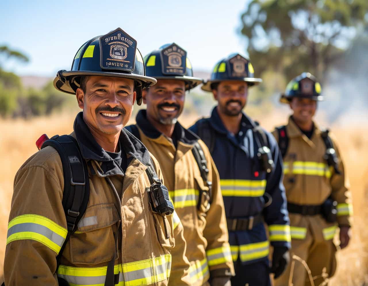 Firefighters at Work